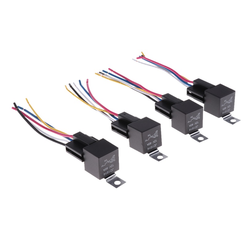 Automotive Relay 5 Ledninger Ledningsnet DC 12V